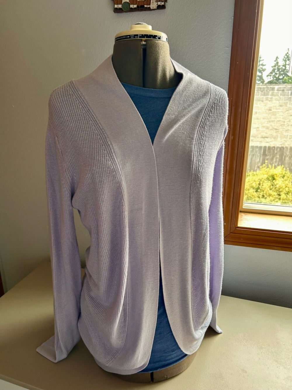 a new day Lavender Open-Front Women's Cardigan